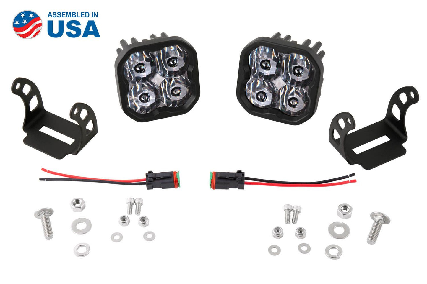Stage Series 3" SAE/DOT White Flood LED Pod (pair)