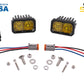 Stage Series 2" SAE Yellow Flood LED Pod (pair)